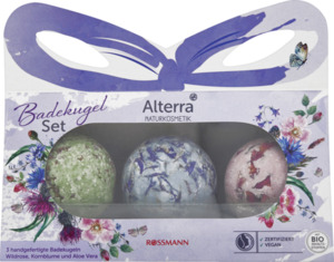 Alterra NATURKOSMETIK Geschenkset Badekugeln