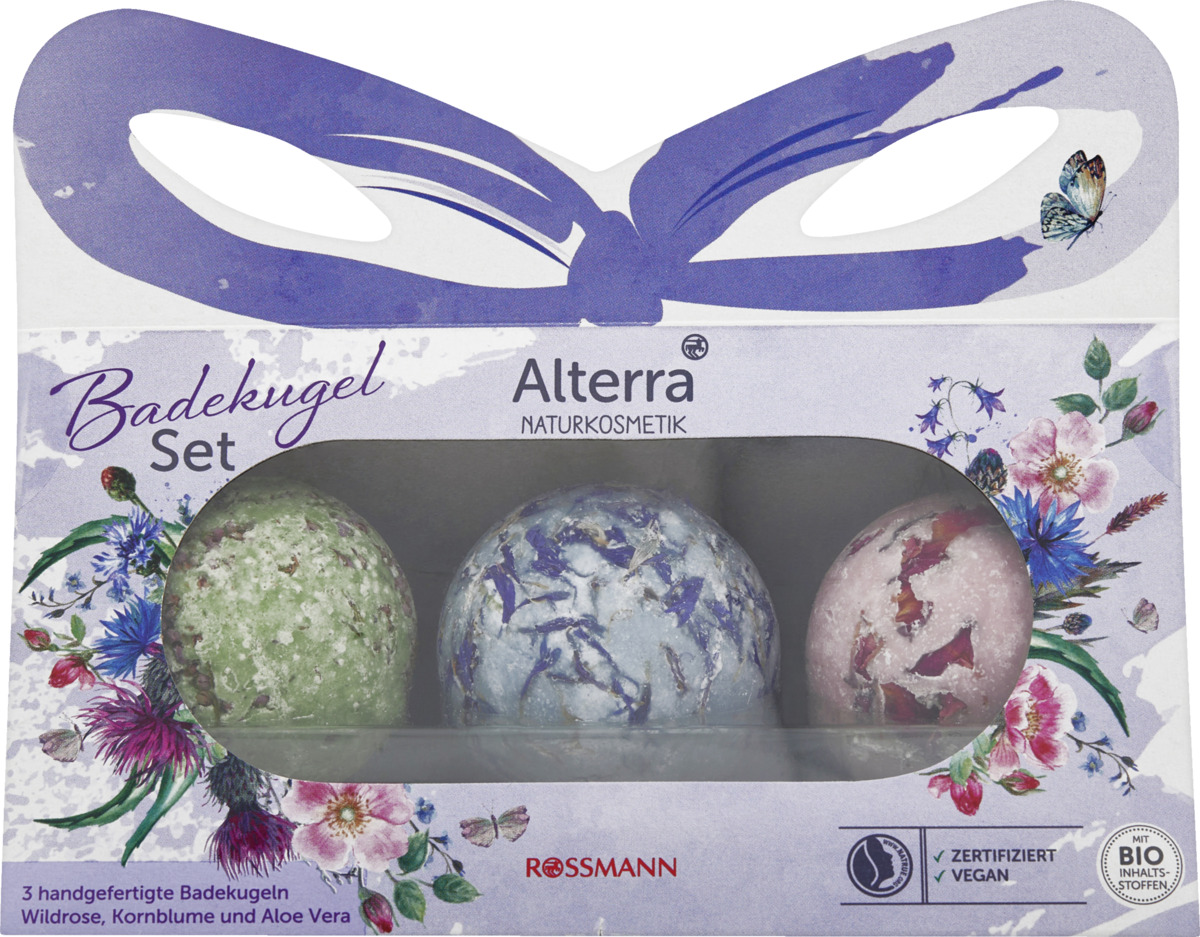 Bild 1 von Alterra NATURKOSMETIK Geschenkset Badekugeln