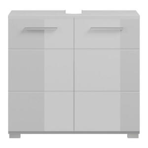 Waschbeckenunterschrank LINA weiß Hochglanz B/H/T: ca. 60x56x34 cm