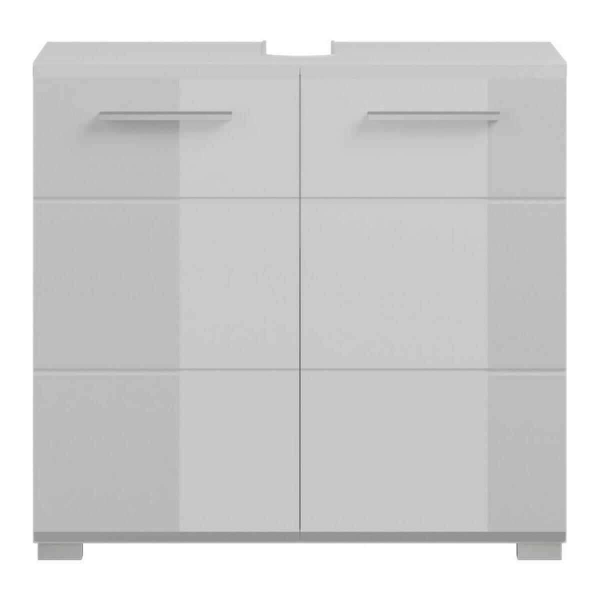 Bild 1 von Waschbeckenunterschrank LINA weiß Hochglanz B/H/T: ca. 60x56x34 cm