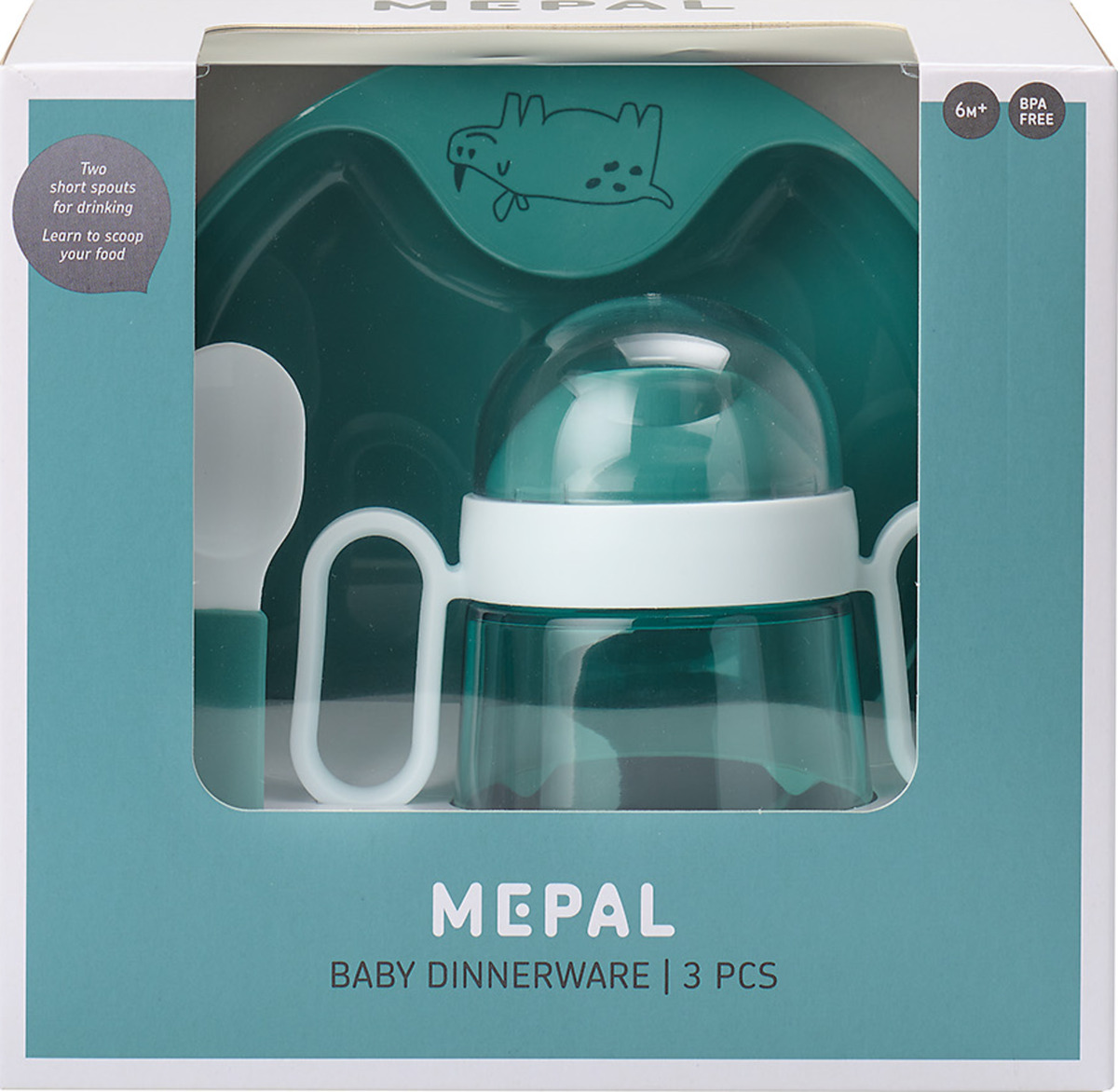 Bild 2 von MEPAL Babygeschirrset mio 3-teilig deep turquoise
