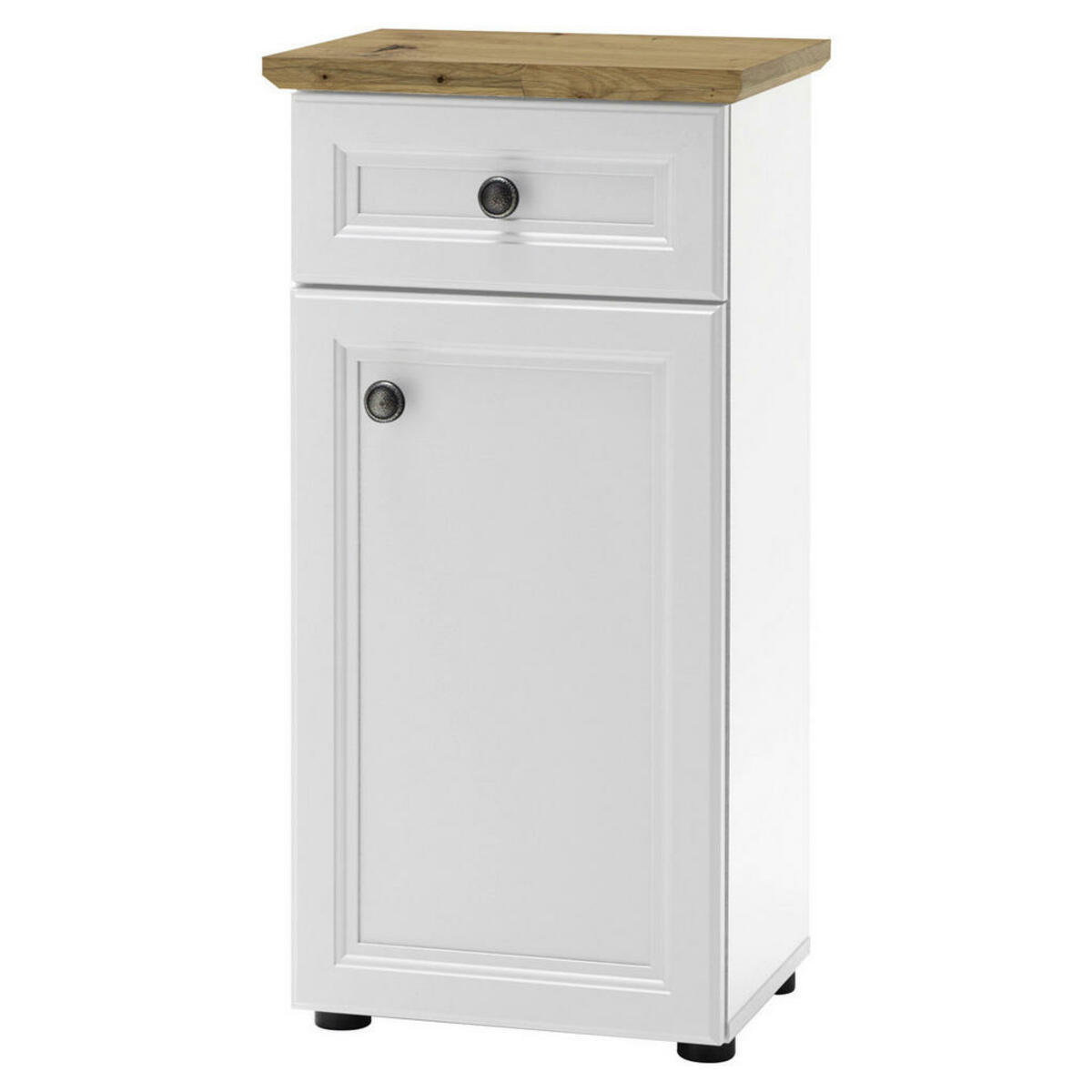 Bild 1 von Badkommode Toskana weiß Eiche Artisan Nachbildung B/H/T: ca. 41x83x32 cm