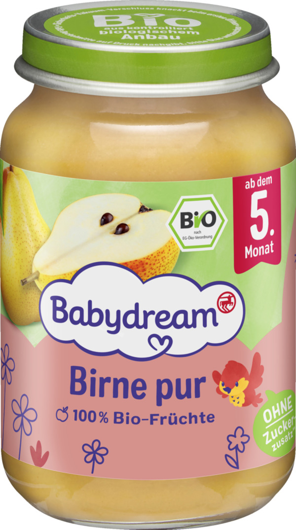 Bild 1 von Babydream Bio Birne pur ab dem 5. Monat