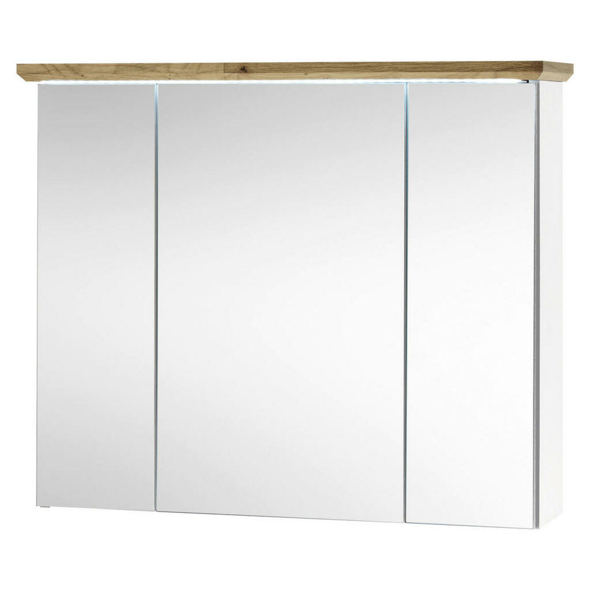 Bild 1 von Spiegelschrank Toskana Eiche Artisan Optik weiß B/H/T: ca. 84x70x24 cm