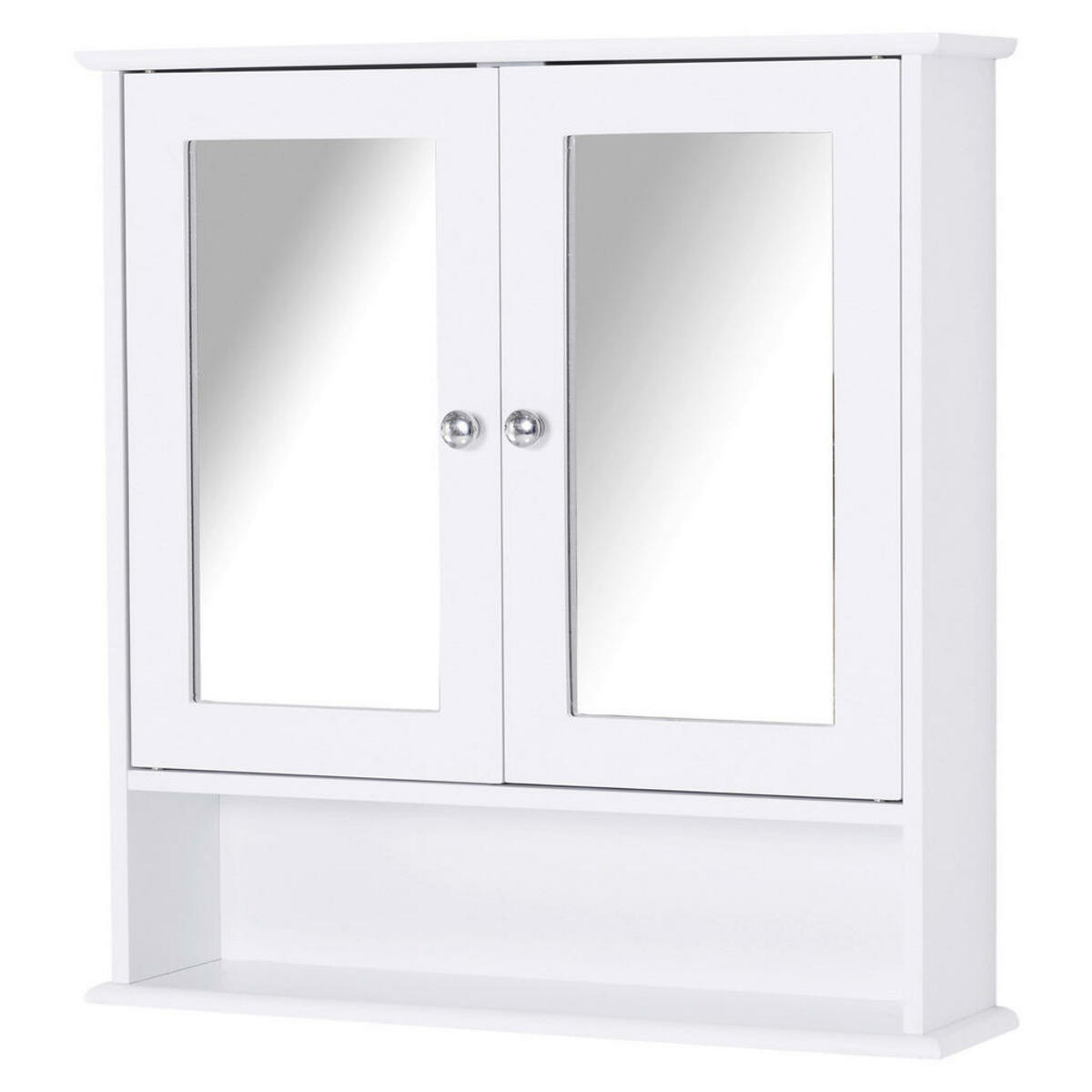 Bild 1 von Spiegelschrank 834-182V01 weiß B/H/T: ca. 13x58x56 cm