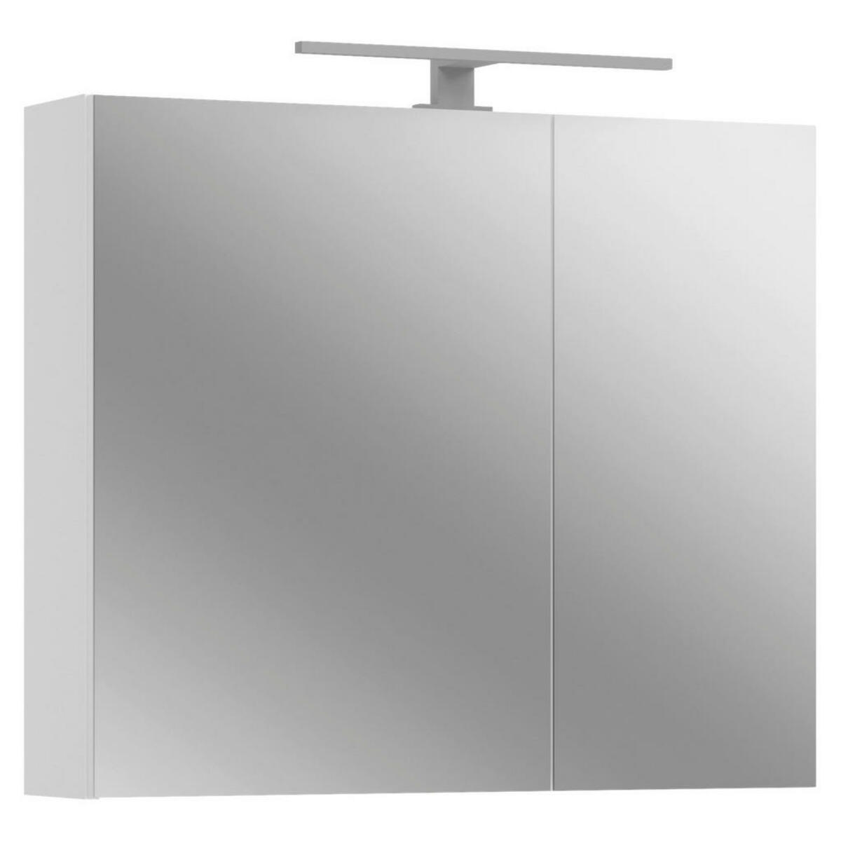 Bild 1 von Spiegelschrank LOOM weiß B/H/T: ca. 79x73x18 cm