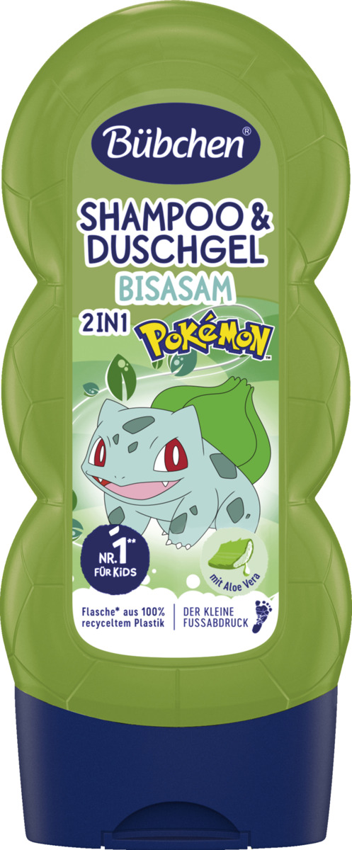 Bild 1 von Bübchen Pokémon Shampoo & Duschgel Bisasam