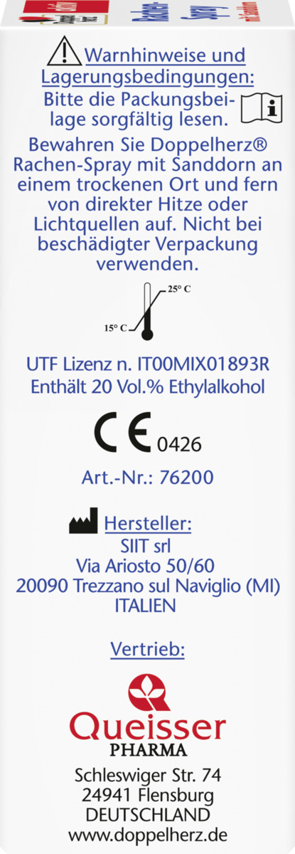 Bild 3 von Doppelherz Rachen-Spray mit Sanddorn