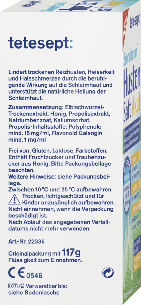 Bild 3 von tetesept Bronchosan Husten Saft Akut