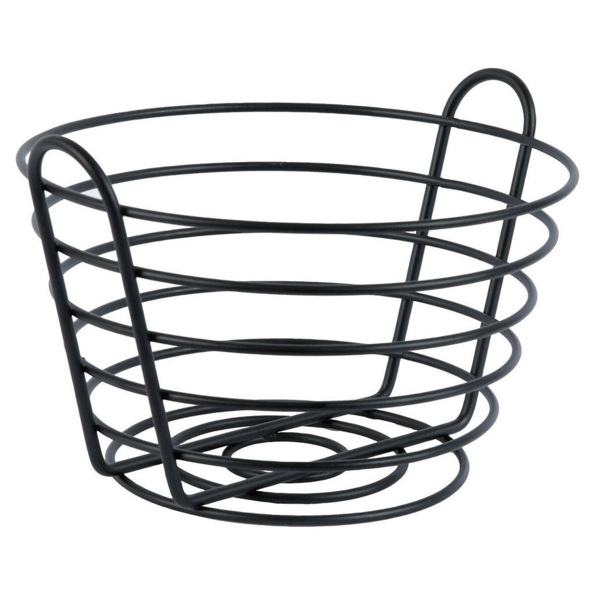 Bild 1 von Obstkorb schwarz Metall H/D: ca. 24x26 cm