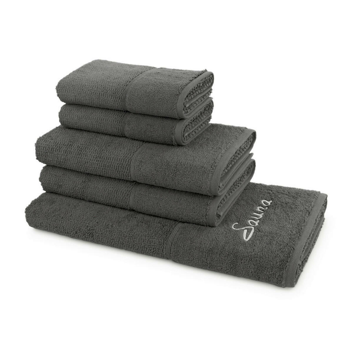 Bild 1 von Frottier-Set Pearl Graphit Baumwolle