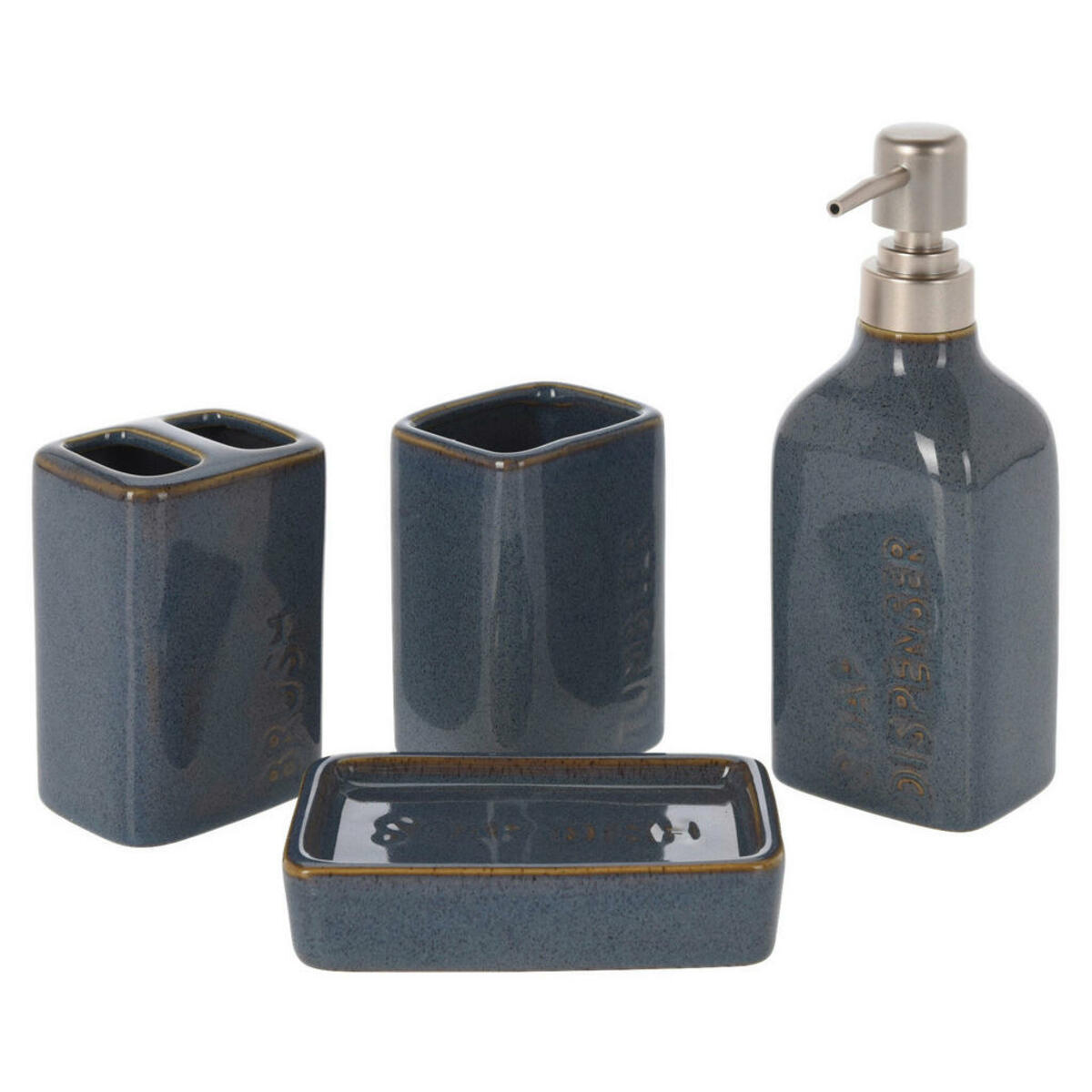 Bild 1 von Bad-Set dunkelblau Keramik