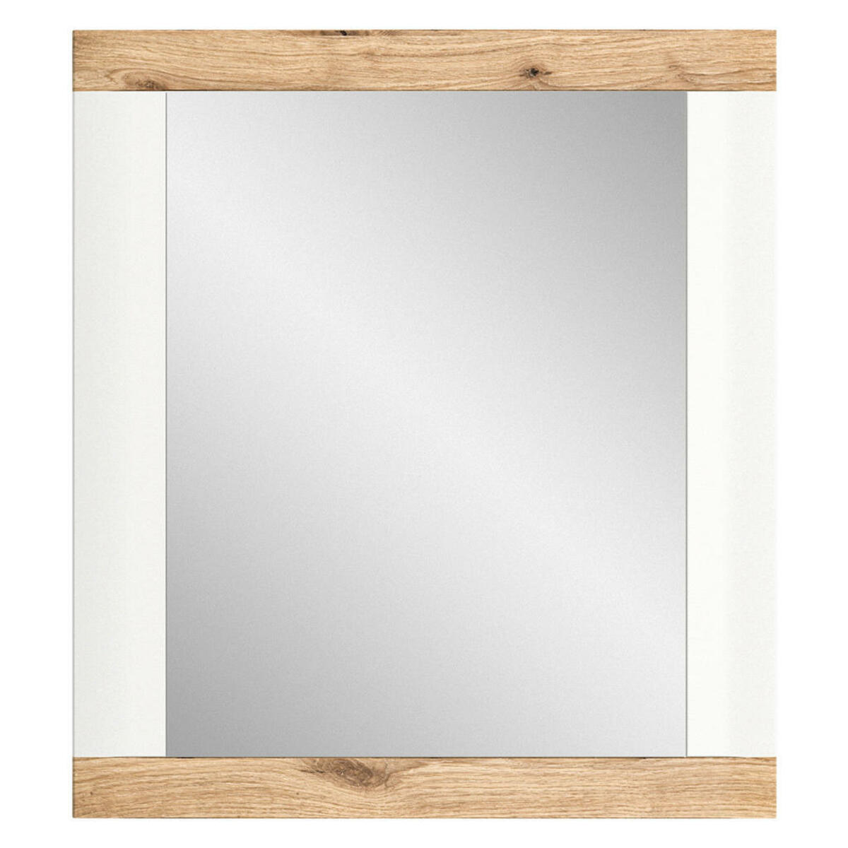 Bild 1 von Garderobenspiegel LAREDO weiß matt MDF B/H/T: ca. 73x82x2 cm