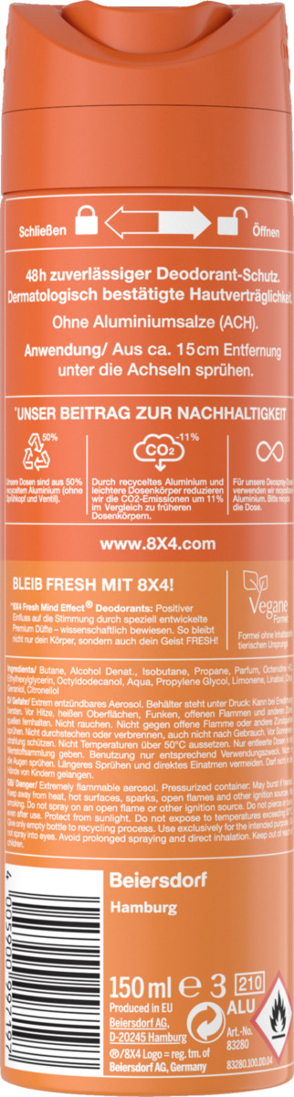 Bild 2 von 8x4 Deospray No. 20 Dynamic Energy