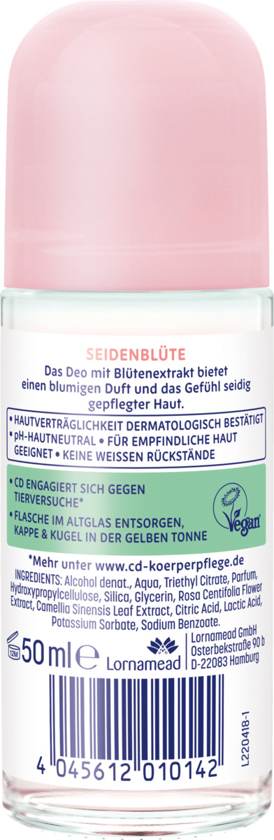 Bild 2 von CD 48h Deodorant Roll-On Seidenblüte