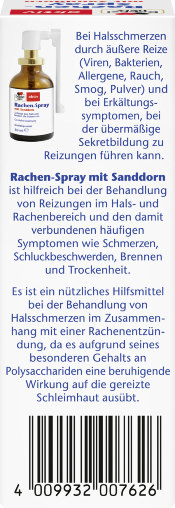 Bild 4 von Doppelherz Rachen-Spray mit Sanddorn