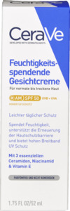 CeraVe Feuchtigkeitsspendende Gesichtscreme LSF 50