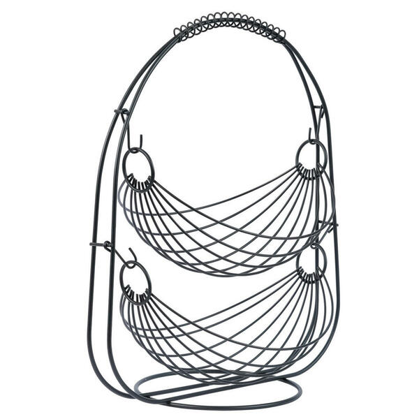 Bild 1 von Obstkorb schwarz Eisen B/H/L: ca. 19,5x43x35 cm