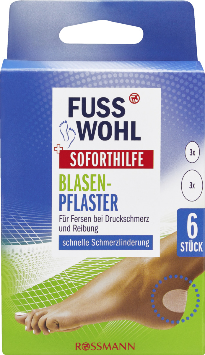 Bild 1 von FUSSWOHL Blasenpflaster für die Fersen
