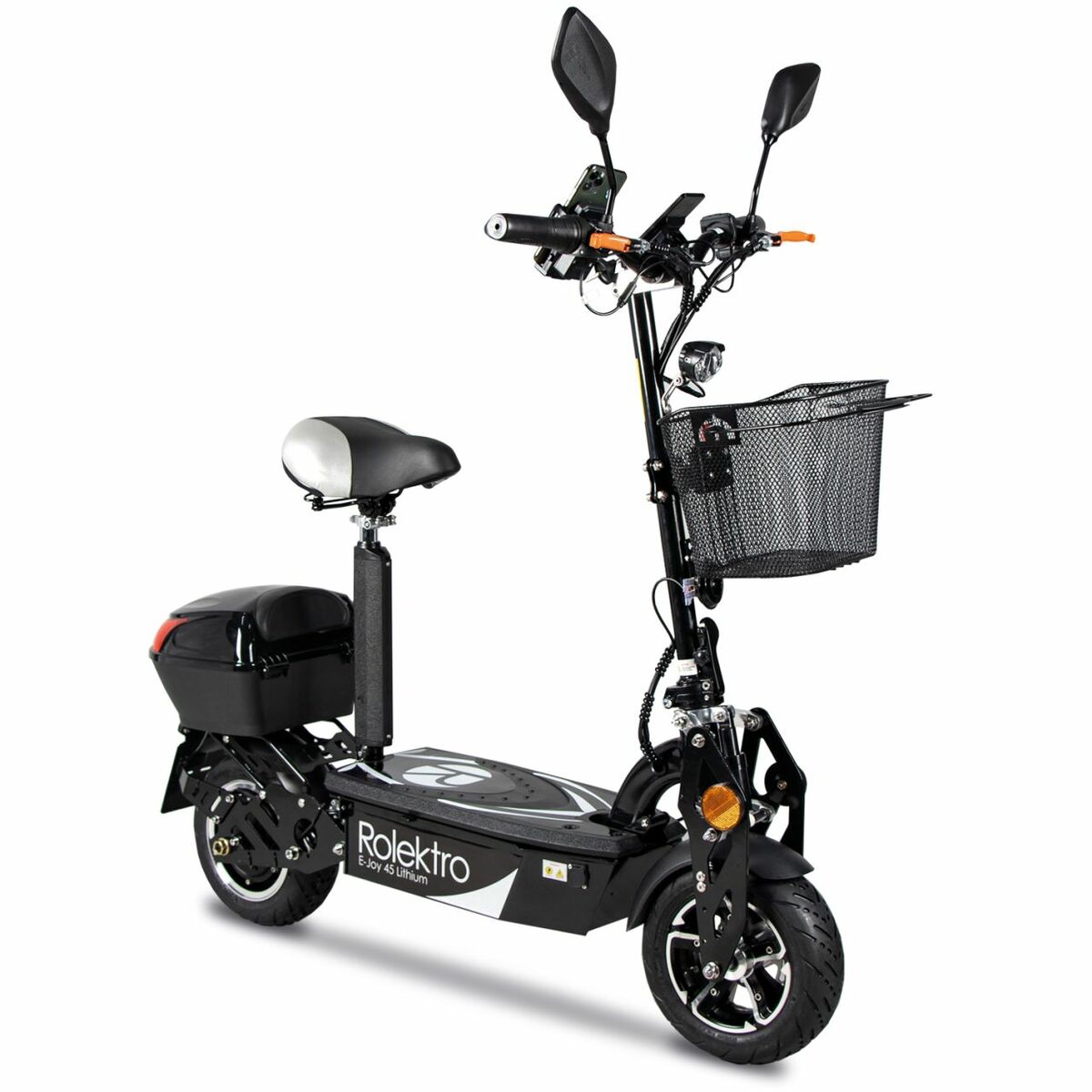 Bild 1 von Rolektro E-Joy 45 E-Scooter Lithium Schwarz 48V-20AH Akku 1000 Watt