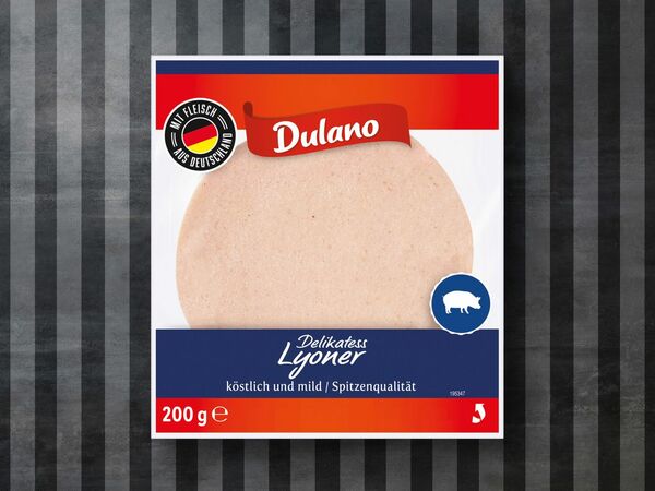 Dulano Delikatess Lyoner, 200 g von Lidl ansehen!
