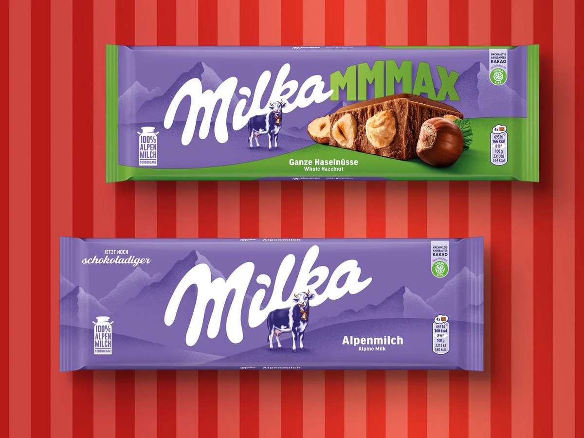 Bild 1 von Milka Schokolade Großtafel, 
         300/280/276/270 g