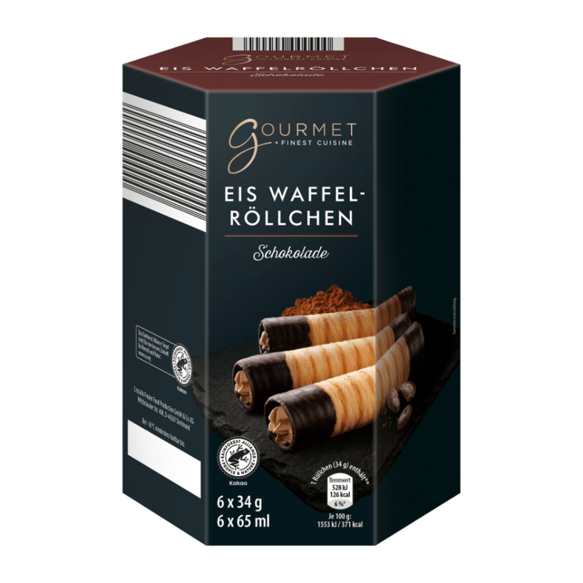 Bild 4 von GOURMET FINEST CUISINE Eis-Waffelröllchen