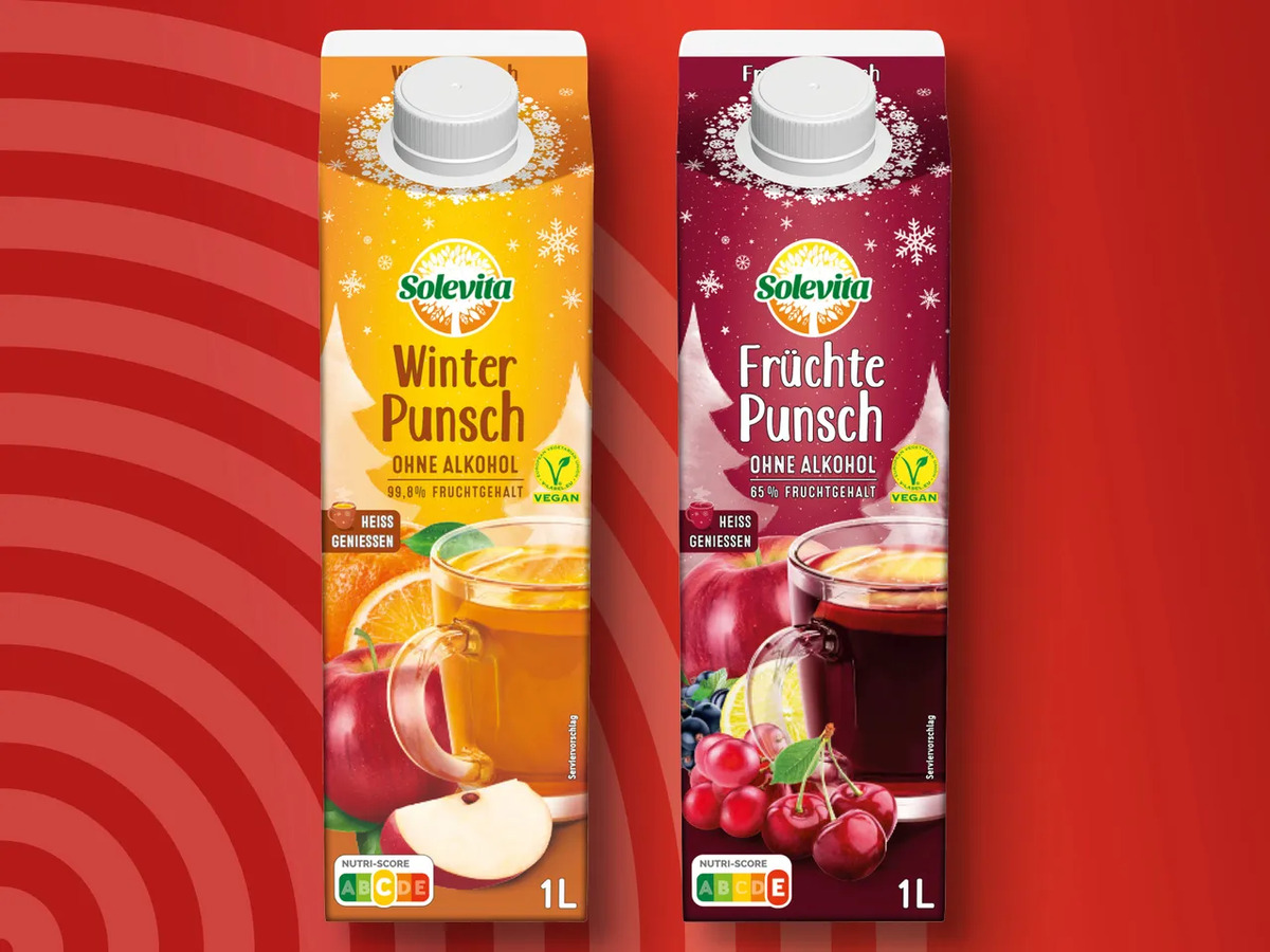 Solevita Früchtepunsch, 1 l von Lidl ansehen!