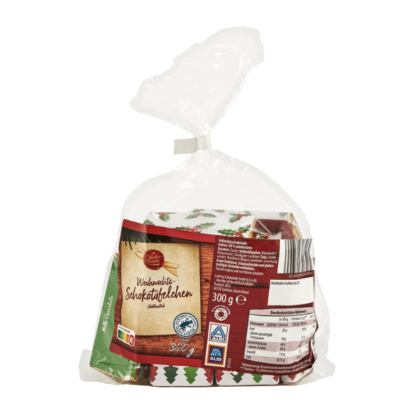 Bild 2 von WINTERTRAUM Schokotäfelchen