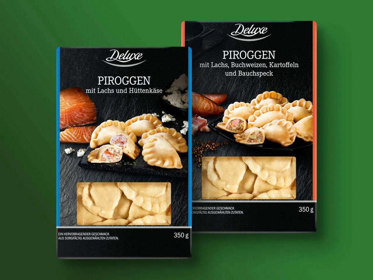 Bild 1 von Deluxe Piroggen mit Lachs, 
         350 g