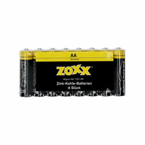 ZOXX Batterien Zinkkohle AA 1,5V 8er