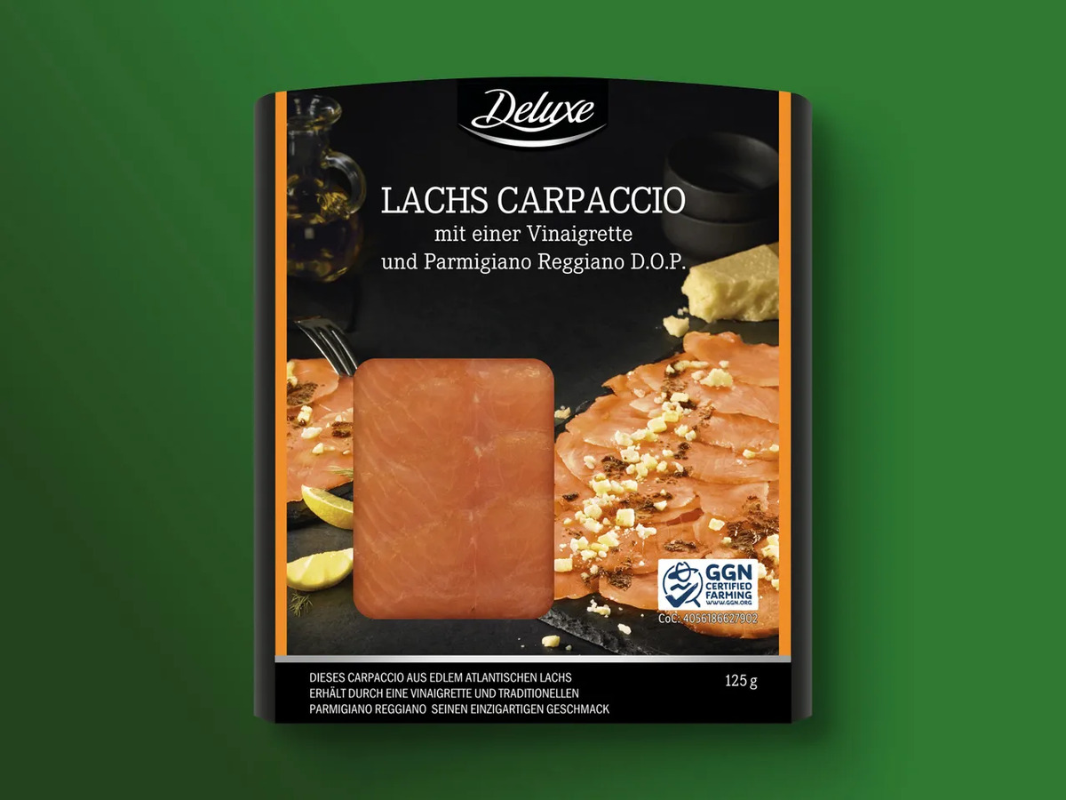 Deluxe Lachs Carpaccio, 125 g von Lidl ansehen!