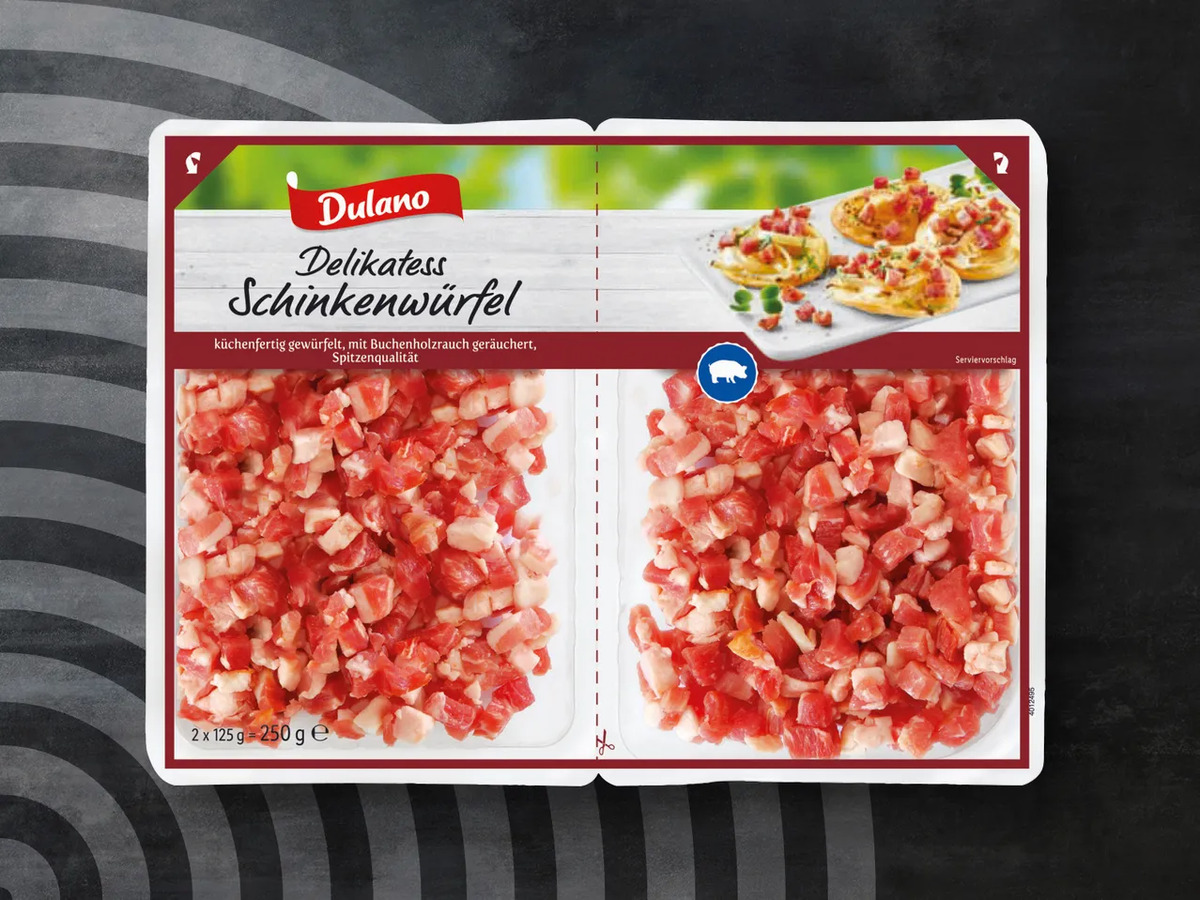 Bild 1 von Dulano Delikatess Schinkenwürfel, 
         2x 125 g