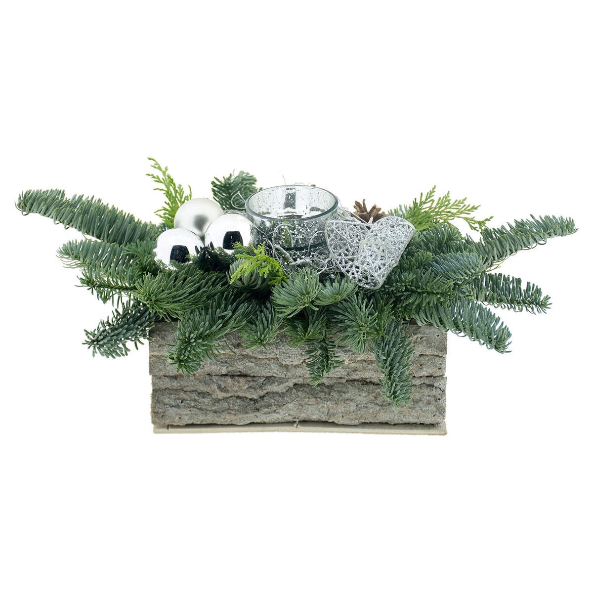 Bild 3 von GARDENLINE Adventsgesteck in Holzschale