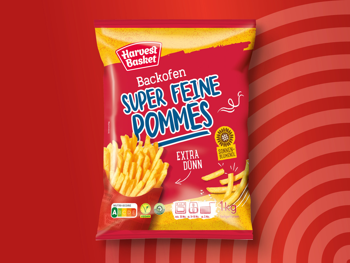 Bild 1 von Harvest Basket Super feine Pommes, 
         1 kg