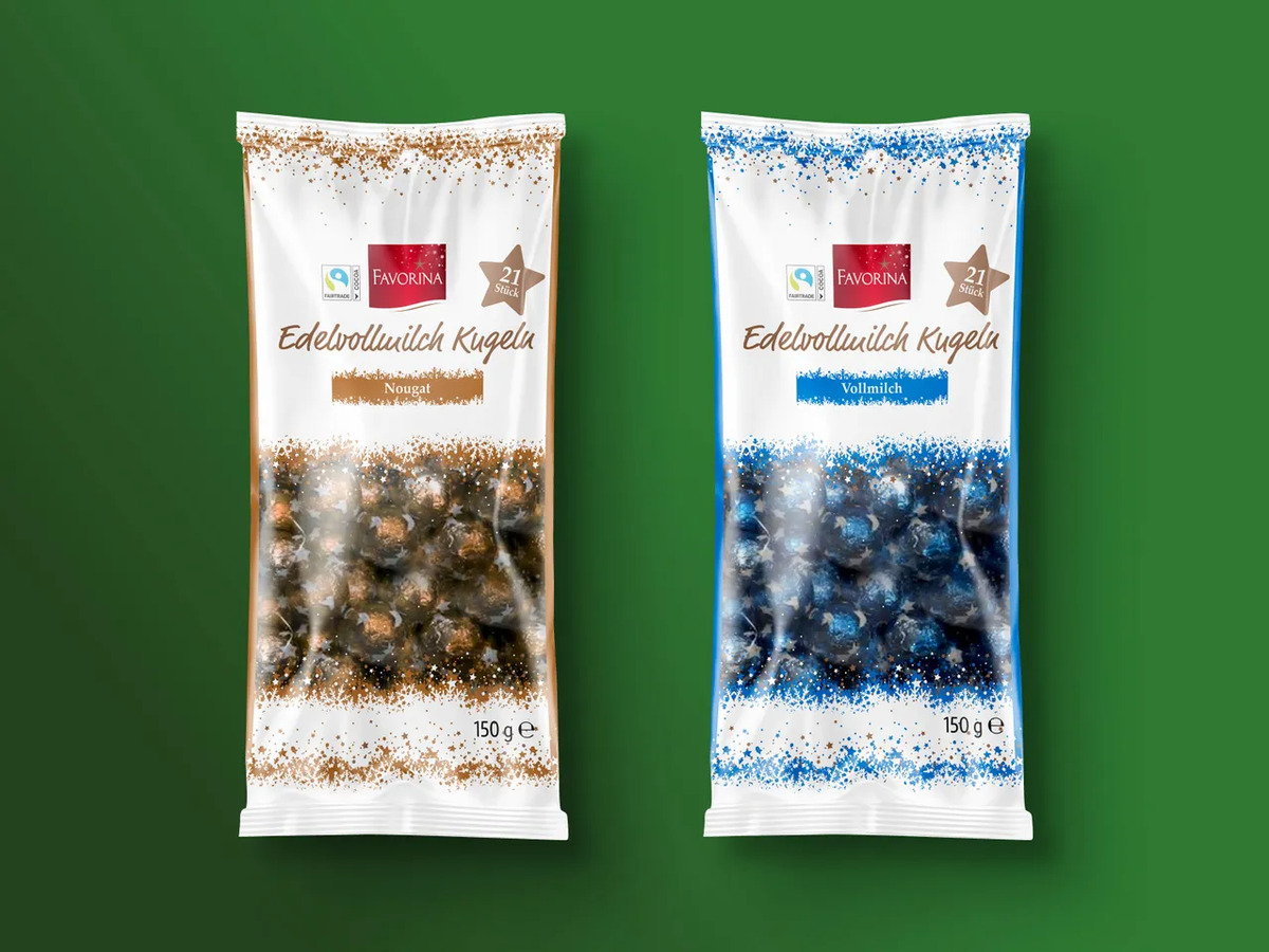 Bild 1 von Favorina Gefüllte Kugeln, 
         150 g