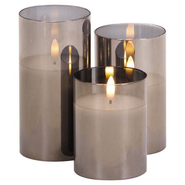 Bild 3 von CASALUX LED-Glaskerze, 3er-Set