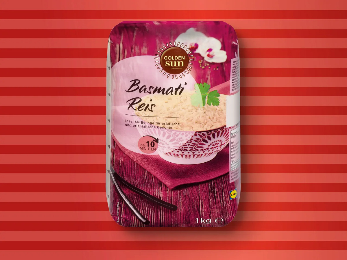 Bild 1 von Golden Sun Basmati Reis, 
         1 kg