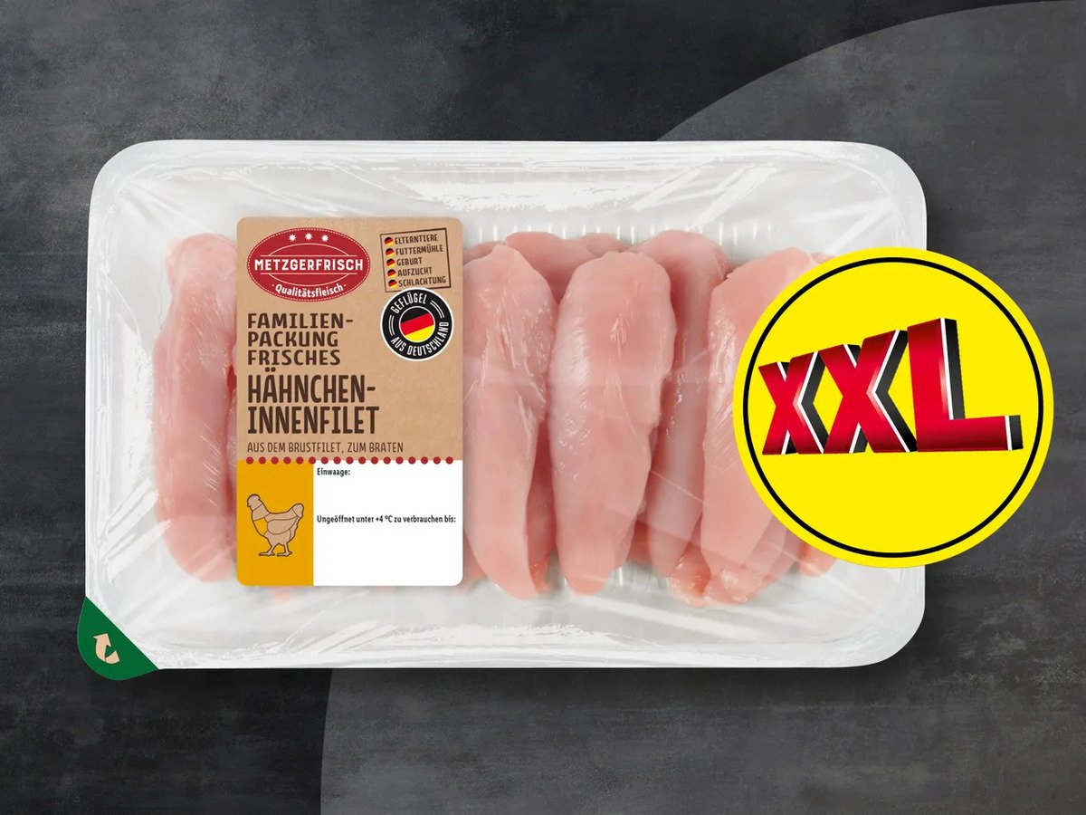 Metzgerfrisch Frisches Hähnchen Innenfilet XXL 800 g von Lidl ansehen