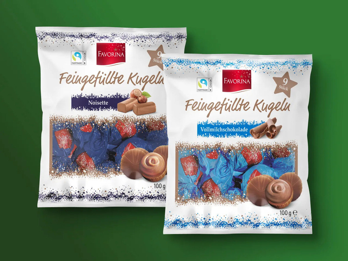 Favorina Feingefüllte Kugeln, 100 g von Lidl ansehen!