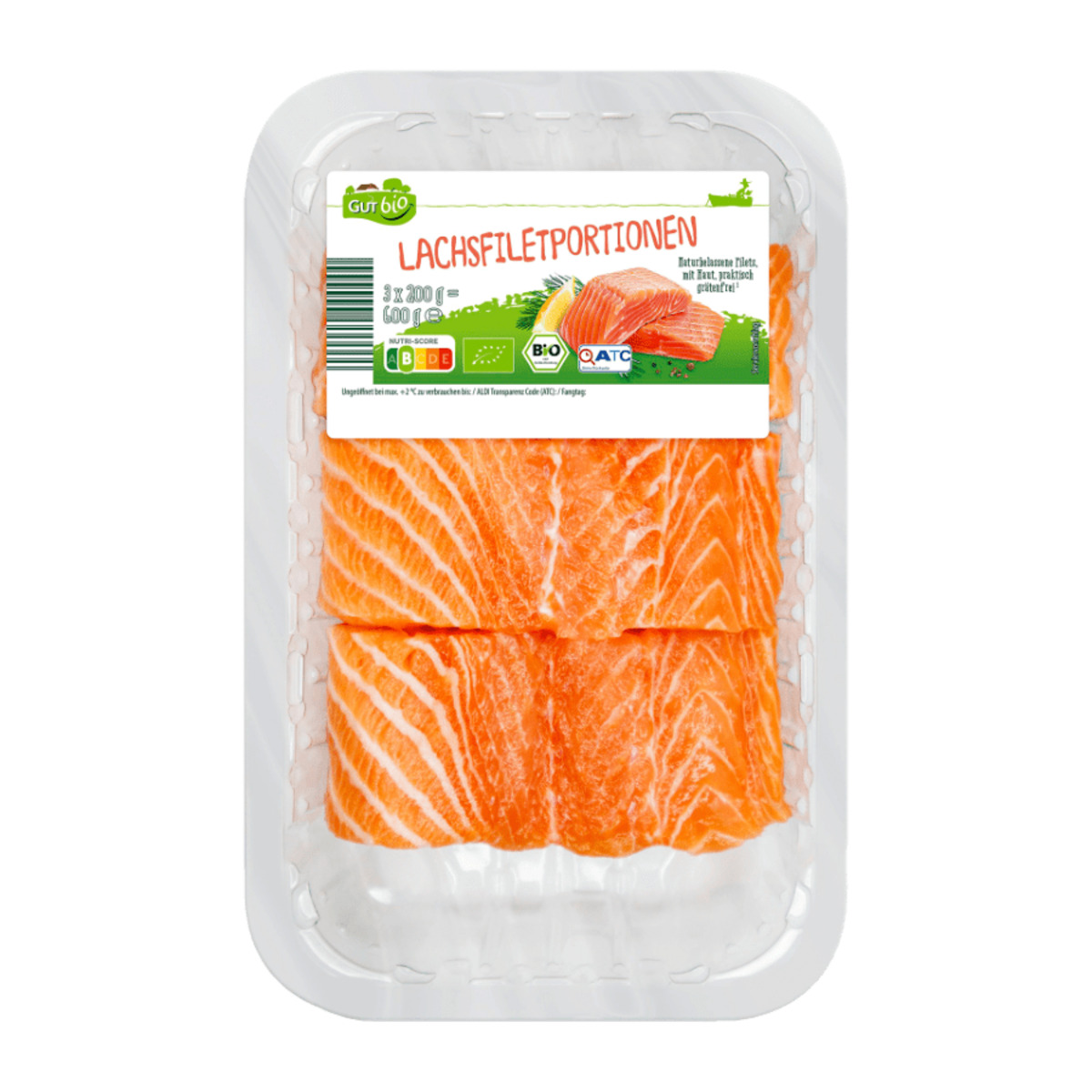 Bild 2 von GUT BIO Bio-Lachsfiletportionen XXL