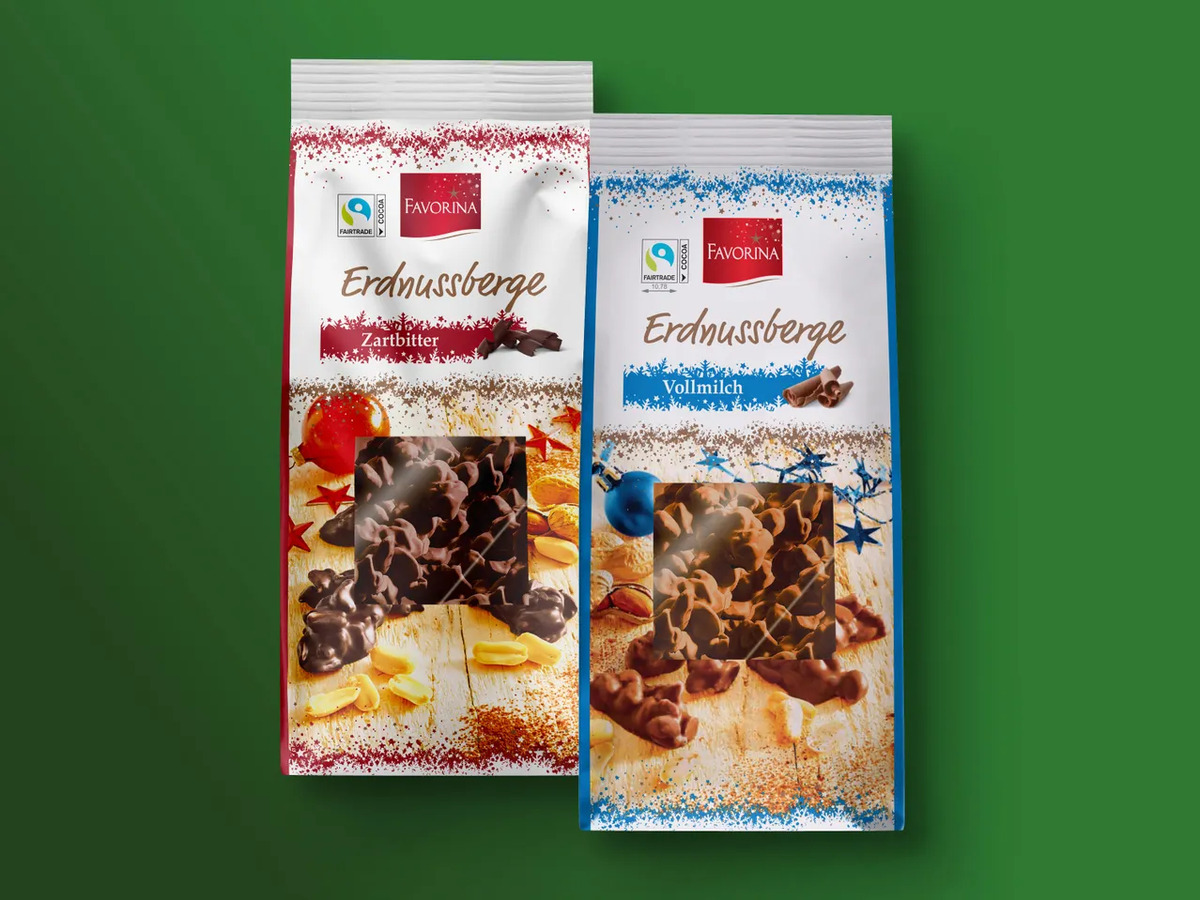 Favorina Erdnussberge, 250 g von Lidl ansehen!