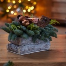 Bild 4 von GARDENLINE Adventsgesteck in Holzschale