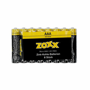 ZOXX Batterien Zinkkohle AAA 1,5V 8er