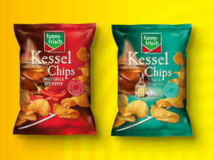 funny-frisch Kessel Chips, 
         120 g