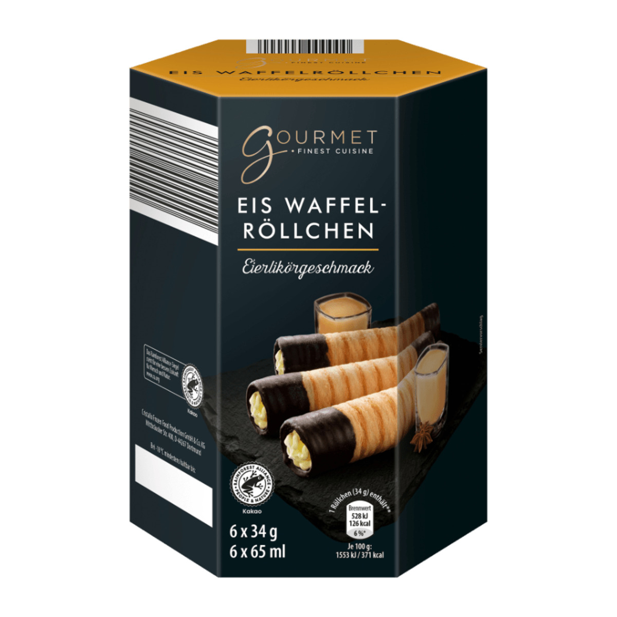Bild 2 von GOURMET FINEST CUISINE Eis-Waffelröllchen