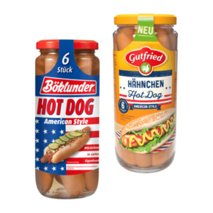 BÖKLUNDER / GUTFRIED Hot-Dog-Würstchen