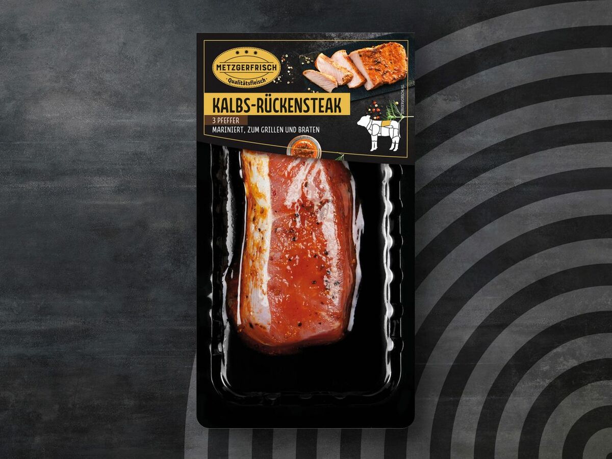 Bild 1 von Metzgerfrisch Premium Kalbs-Rückensteak, 
         170 g