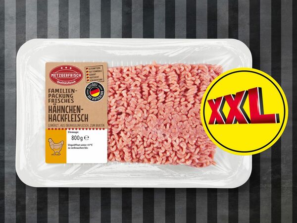 Metzgerfrisch Frisches Hähnchen-Hackfleisch XXL, 800 g von Lidl ansehen!