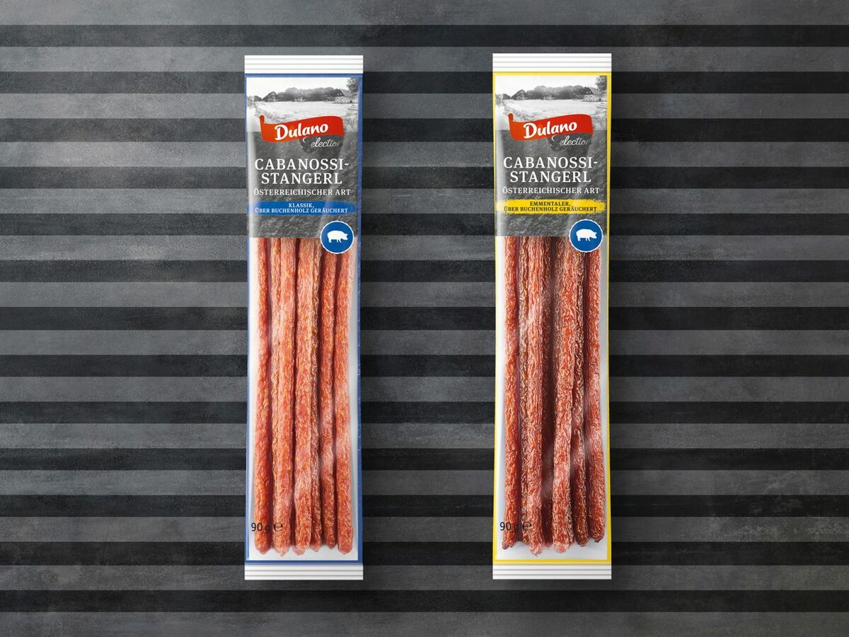 Dulano Selection Cabanossi-Stangerl, 90 g von Lidl ansehen!